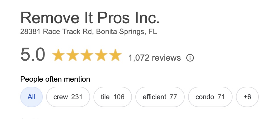 Remove it proś 5 star review